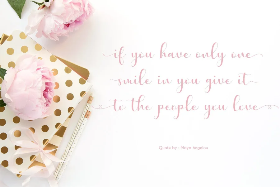 lovely valentine Font preview 2
