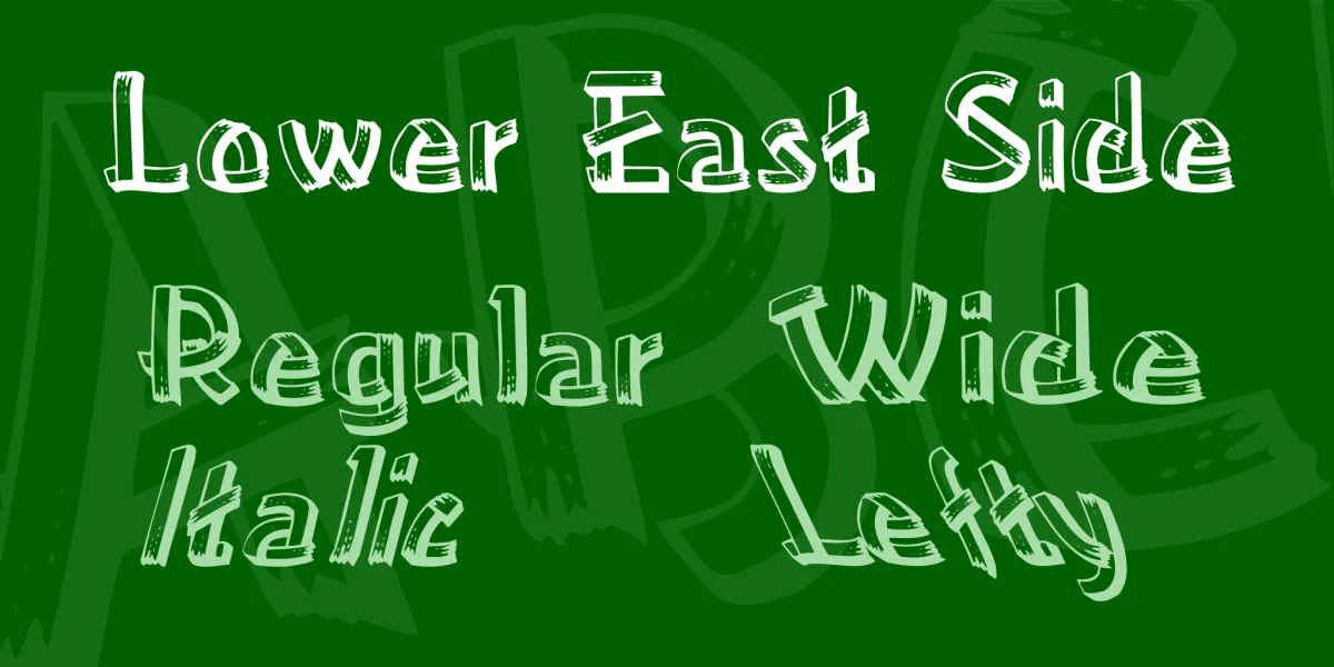 Lower East Side Font Family