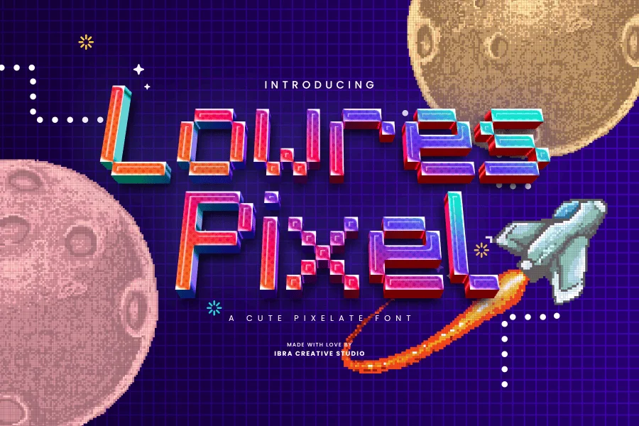 Lower Pixel Font