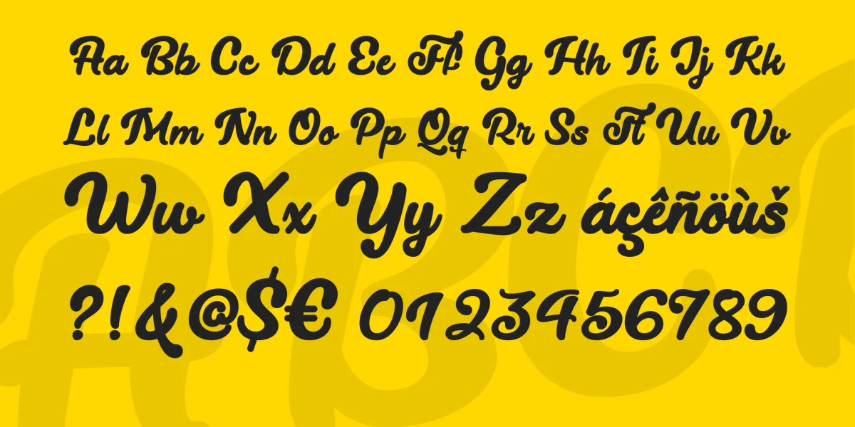 Lucy the Cat Font preview 2