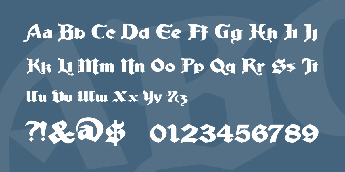 Ludlow Strong Ale Font preview 3