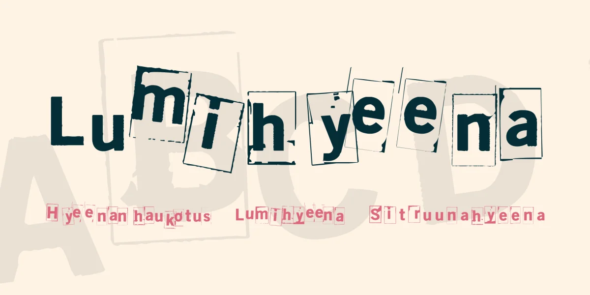 Lumihyeena Font Family