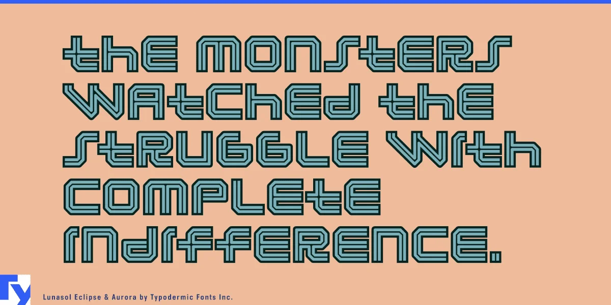 Lunasol Font Family preview 3