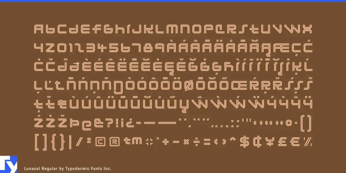Lunasol Font Family preview 5