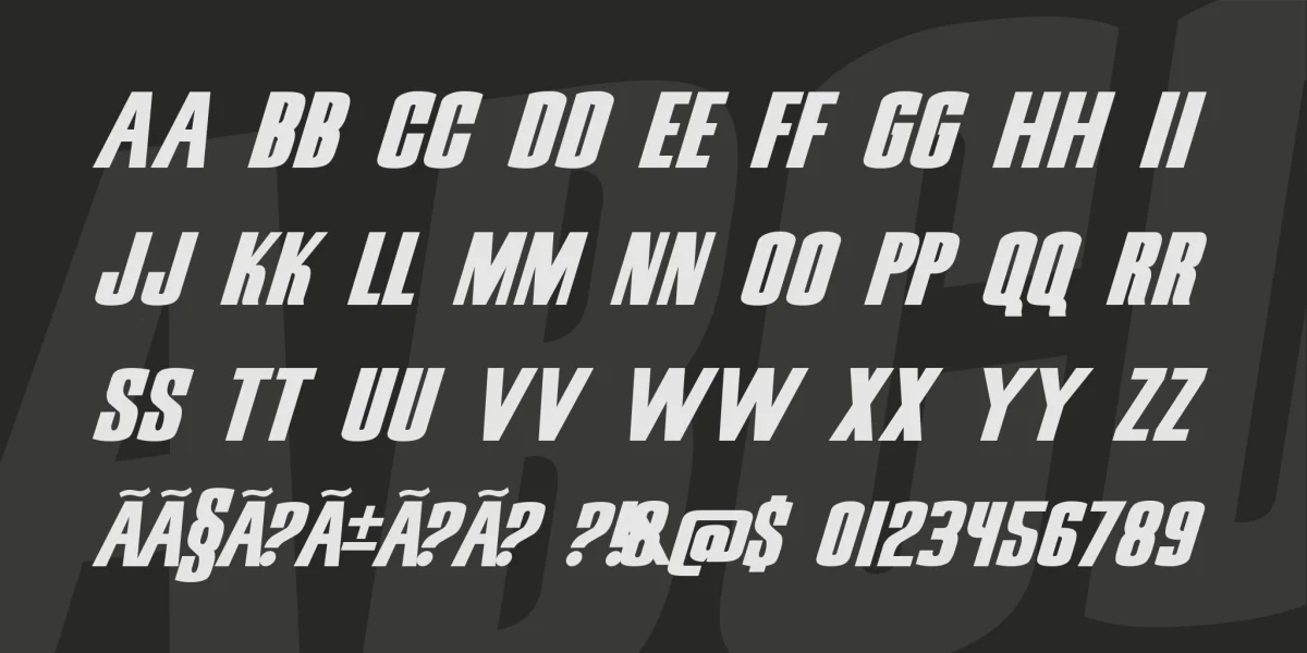 Lunch time Font preview 2