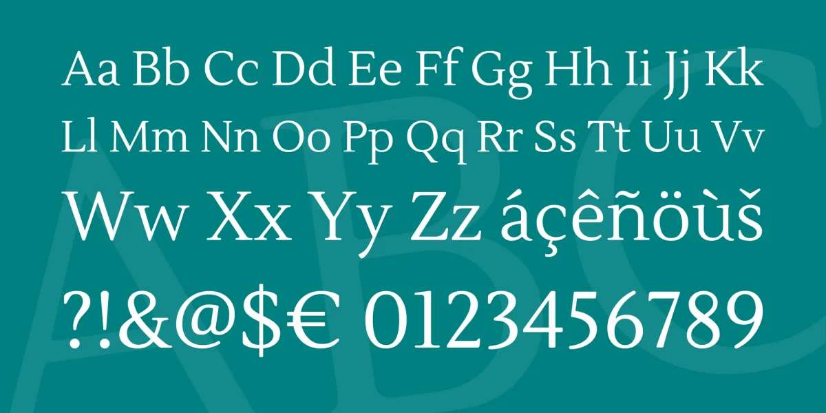 Lustria Font preview 4