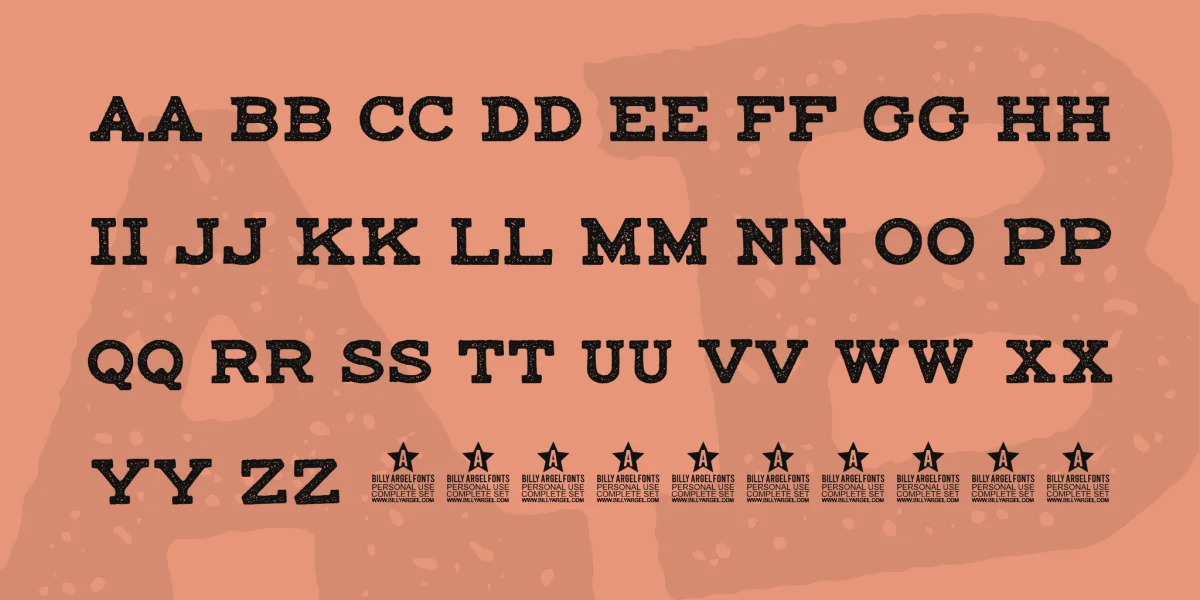maccrap asphalt personal use Font preview 4