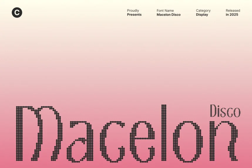 Macelon Disco Font