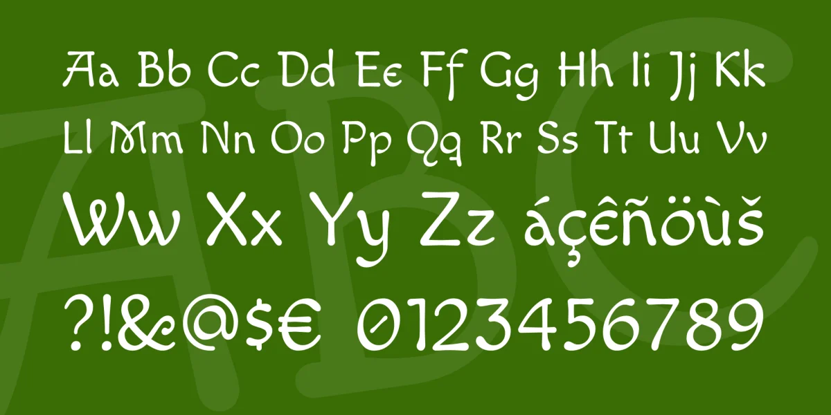 Macondo Font preview 4