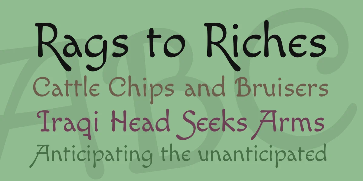 Macondo Swash Caps Font preview 2