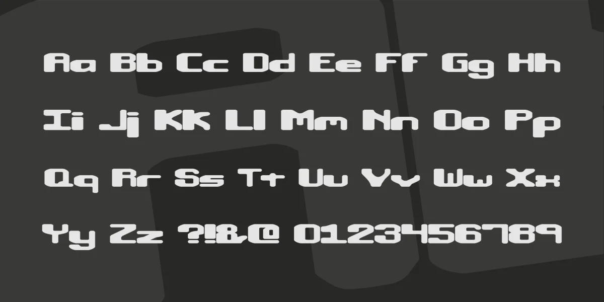 Macropsia BRK Font preview 2