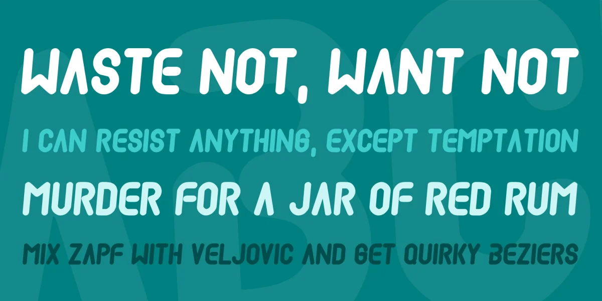 Mad scientist Font preview 2
