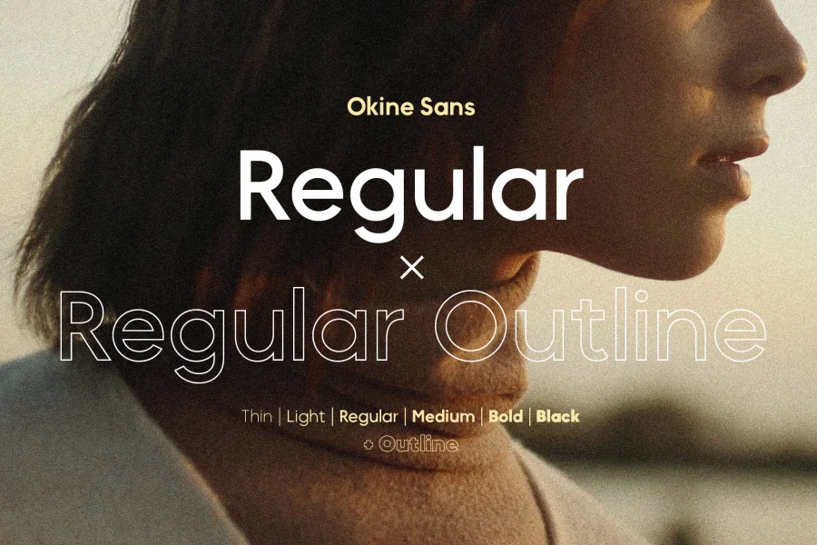 MADE Okine Sans PERSONAL USE Font Family preview 17