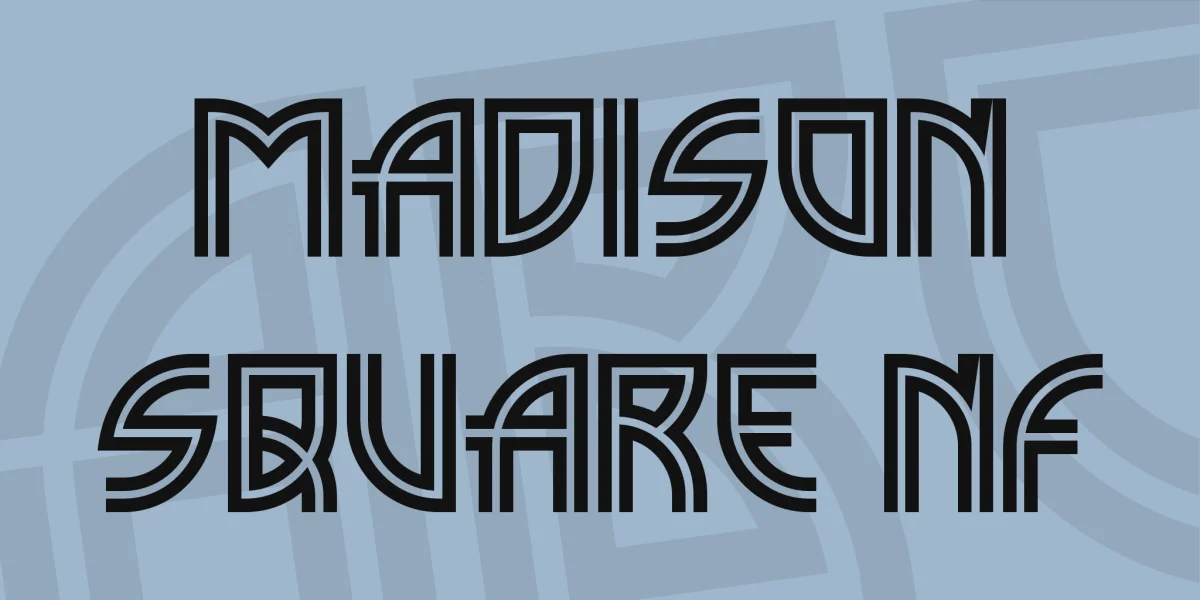 Madison Square NF Font