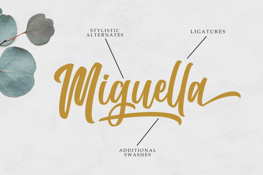 Madistone Font preview 7