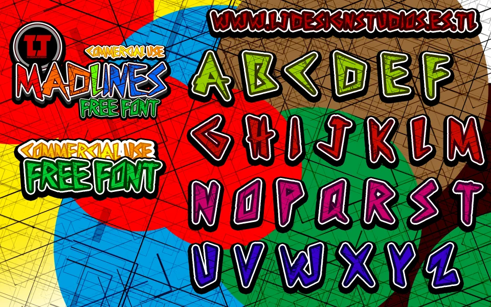 MadLines Font preview 3