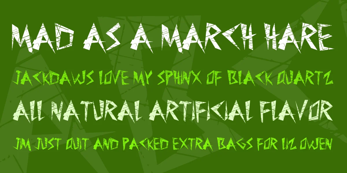 MadLines Font preview 4
