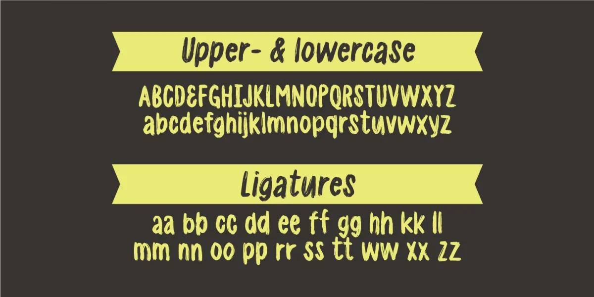 Madpakke DEMO Font preview 2
