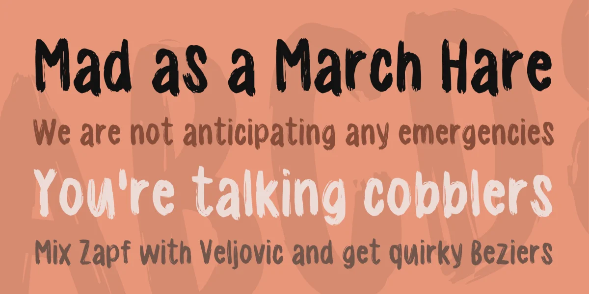 Madpakke DEMO Font preview 4