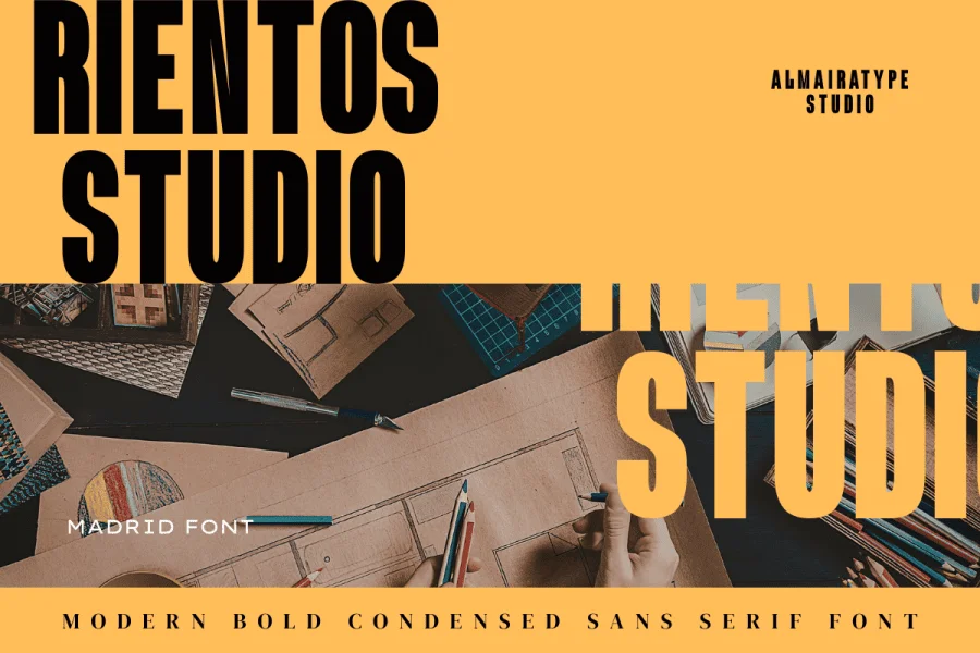 Madrid Font preview 4