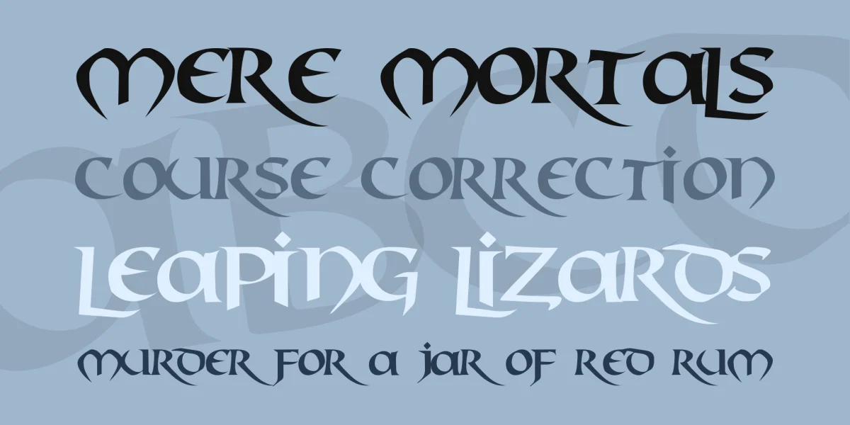 Mael Font preview 2
