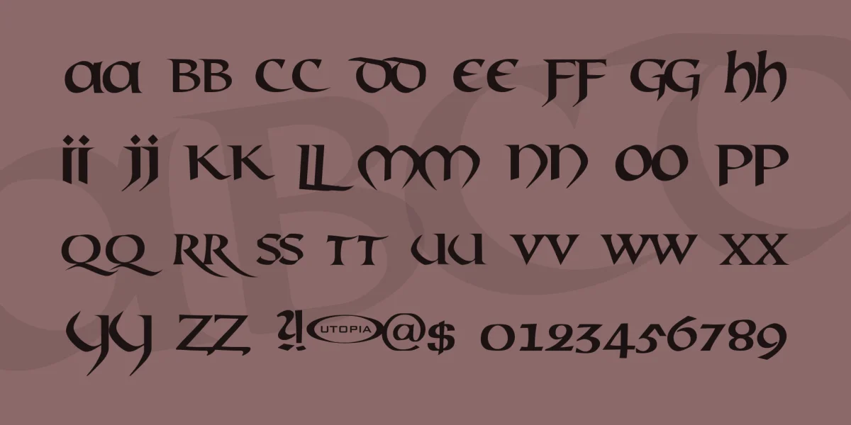 Mael Font preview 3