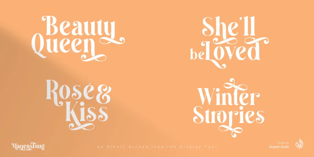 Magensburg Font preview 10