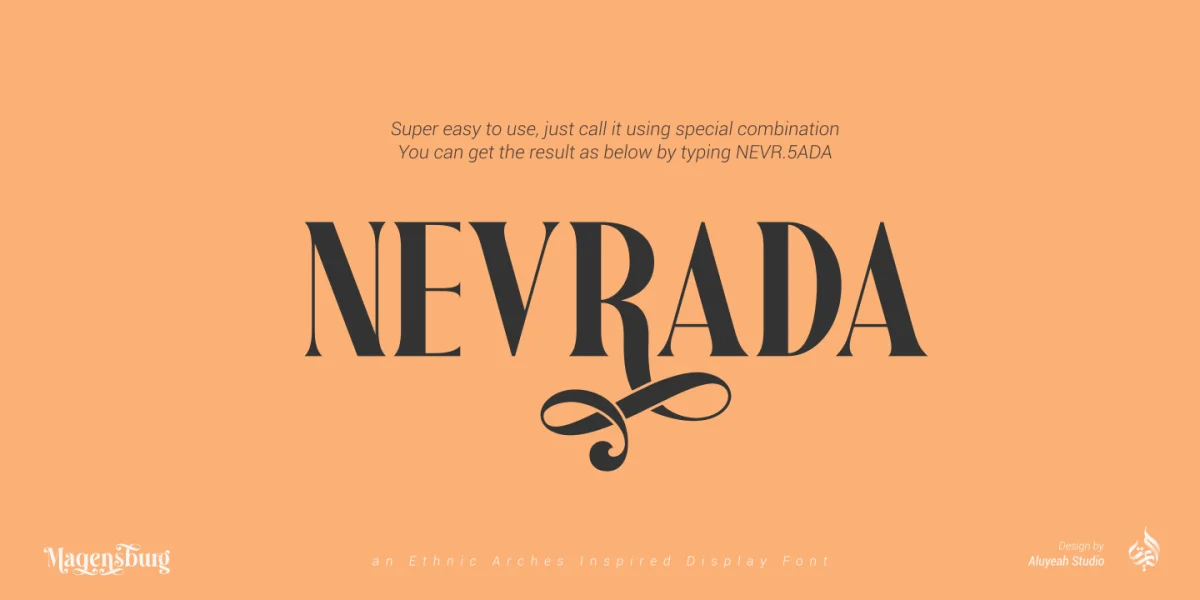 Magensburg Font preview 12