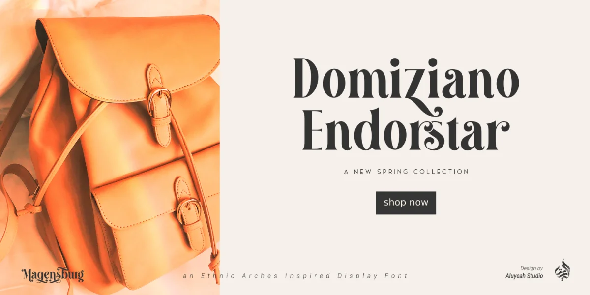 Magensburg Font preview 5