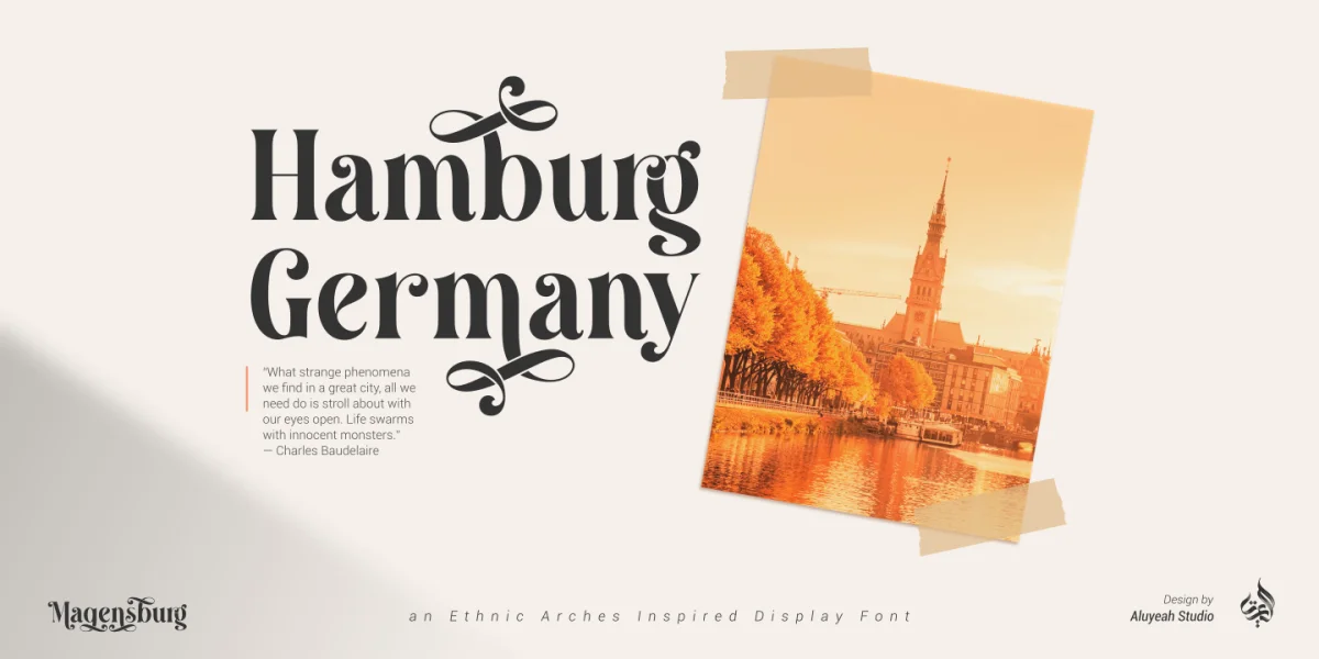 Magensburg Font preview 9
