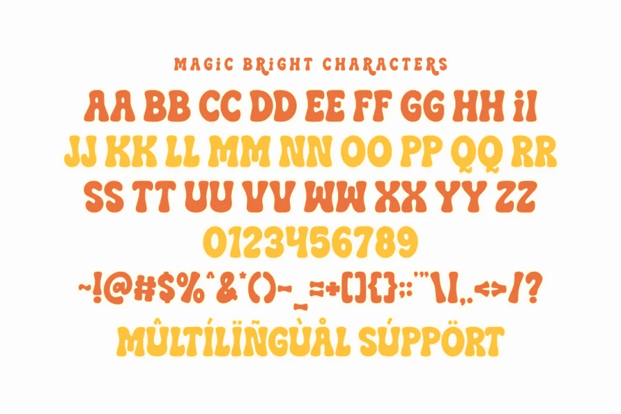 Magic Bright Font preview 2