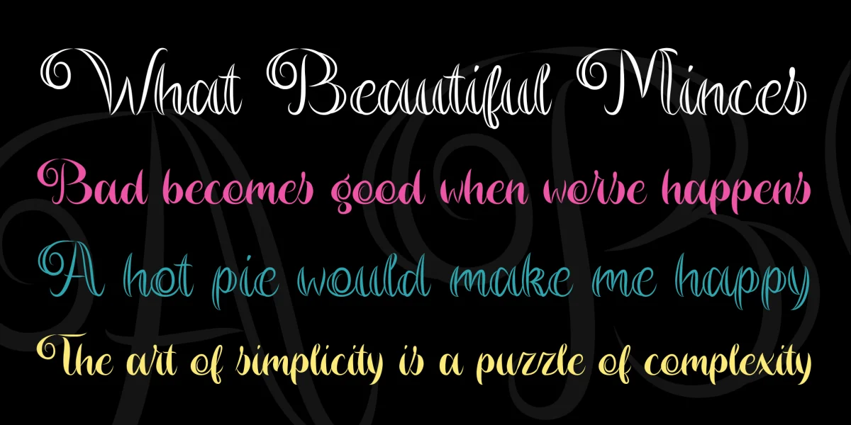 Magier Schrift Font Family preview 3