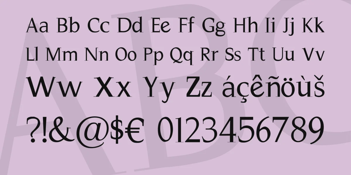 Magnificent Font preview 5