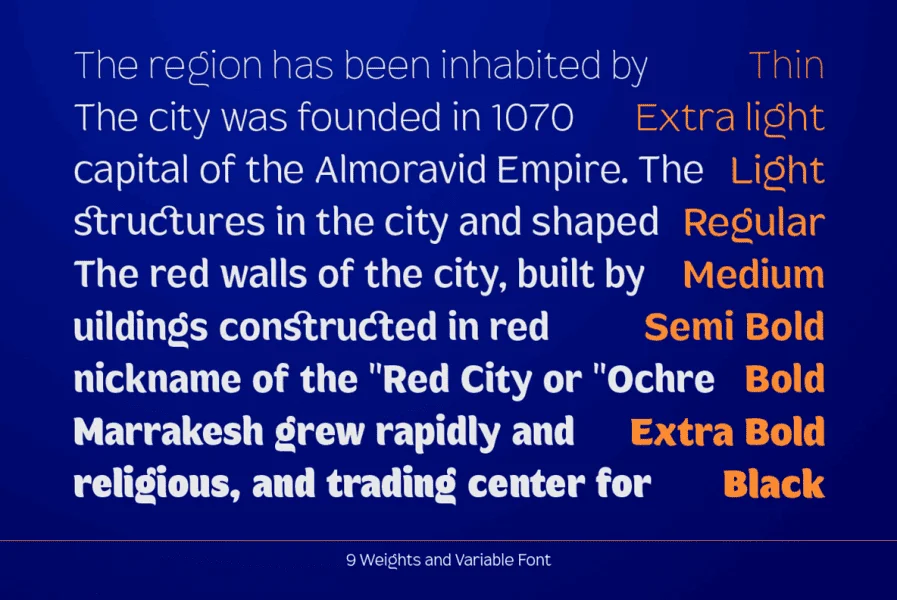 Mahameru Arabic DEMO Font Family preview 3