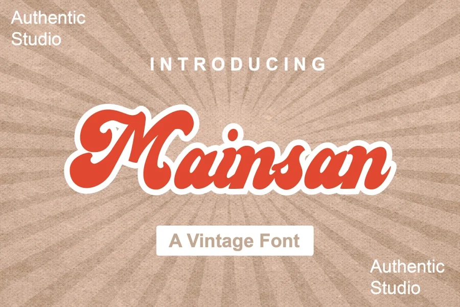 Mainsain Font Font