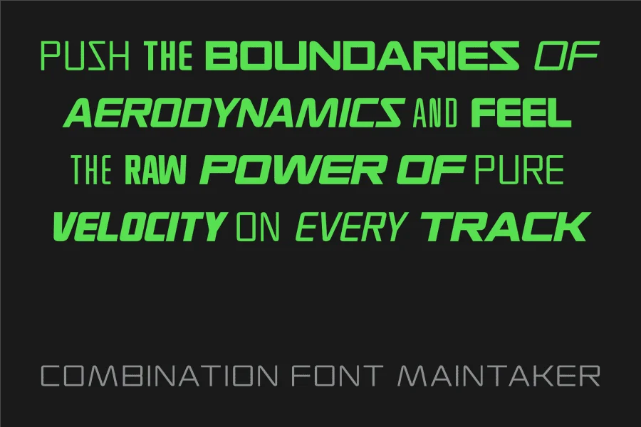 Maintaker Demo Font Family preview 10
