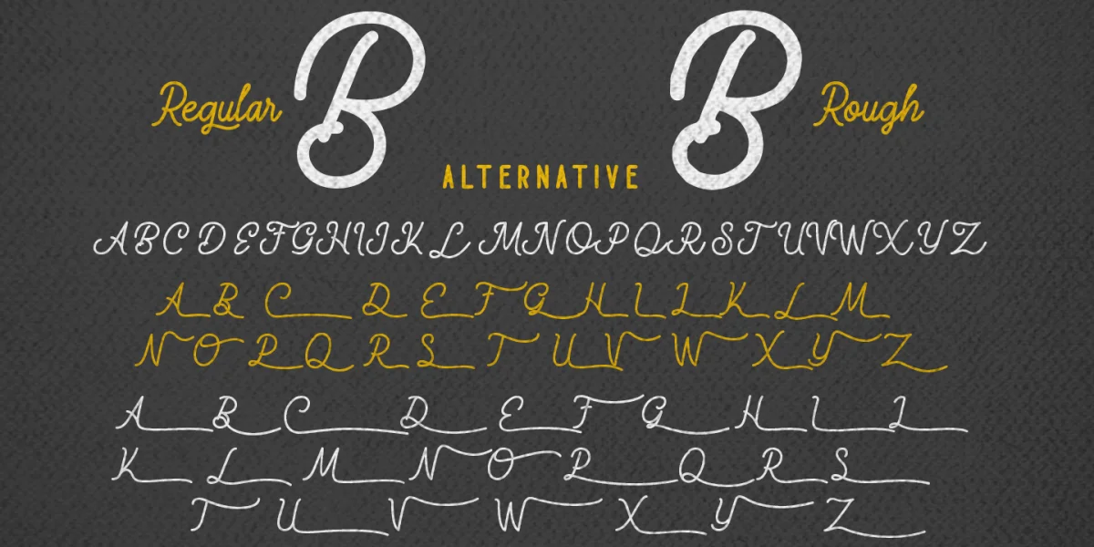 Majestic Romance Font preview 8