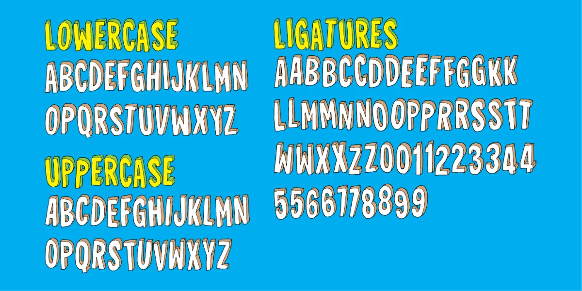 Make fun of me DEMO Font preview 5