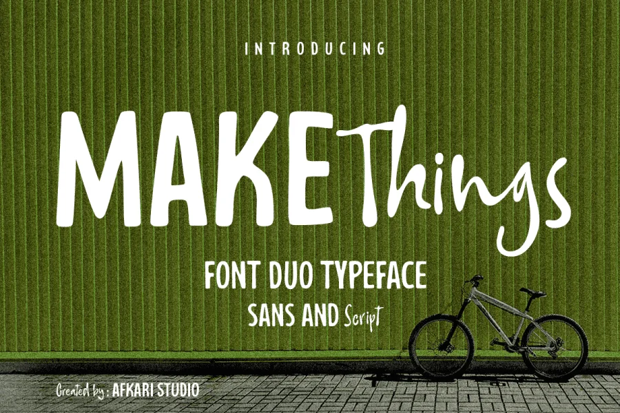 Make Things Font Family