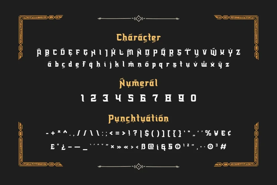 Makwus Font Family preview 10
