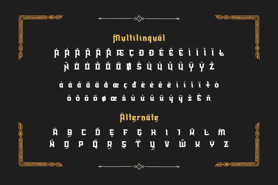 Makwus Font Family preview 11