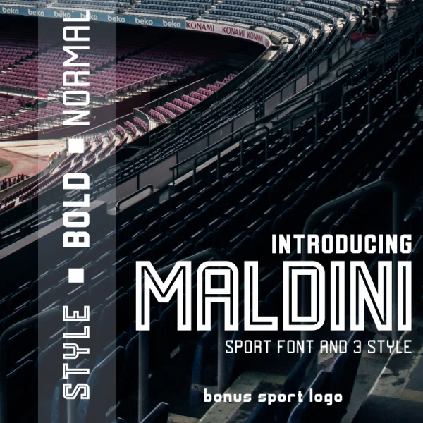 MALDINI Font preview 10
