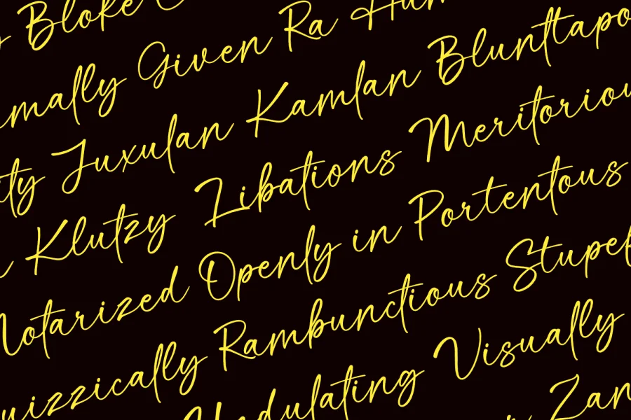 Mallia Font preview 2