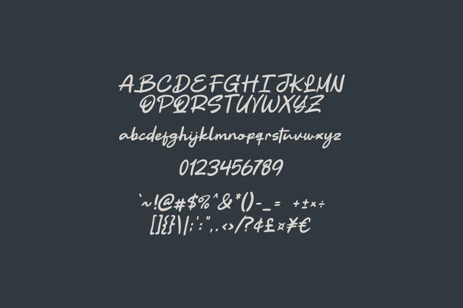Malvides Font preview 4