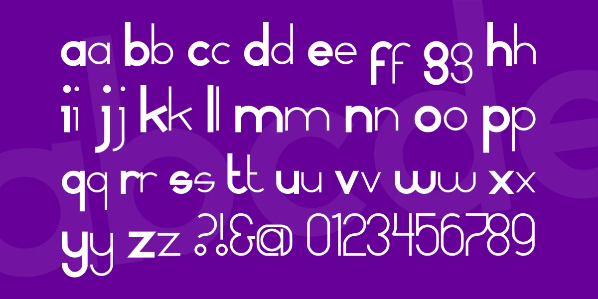 Mamma Gamma Font preview 4