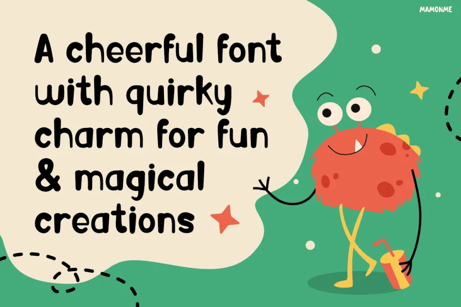 Mamonme Font preview 10