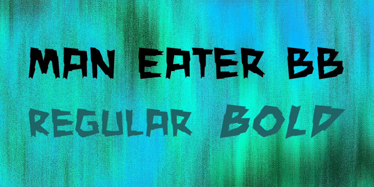 Man Eater BB Font Family