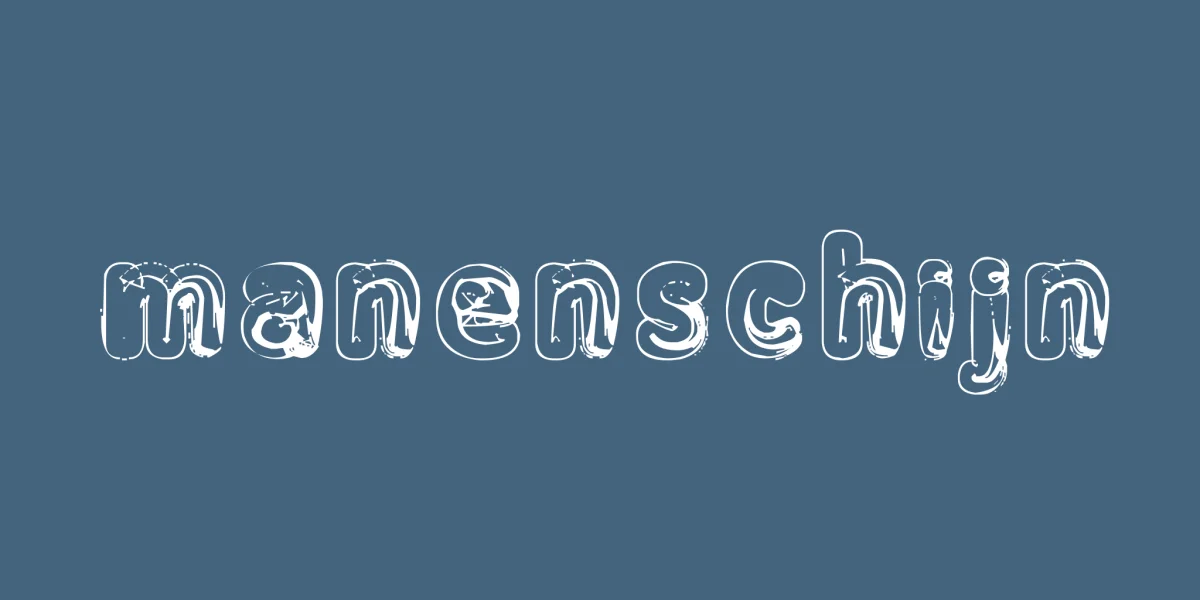 Manenschijn_02 Font