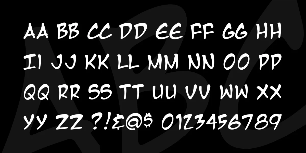 Manga Temple Font Family preview 4