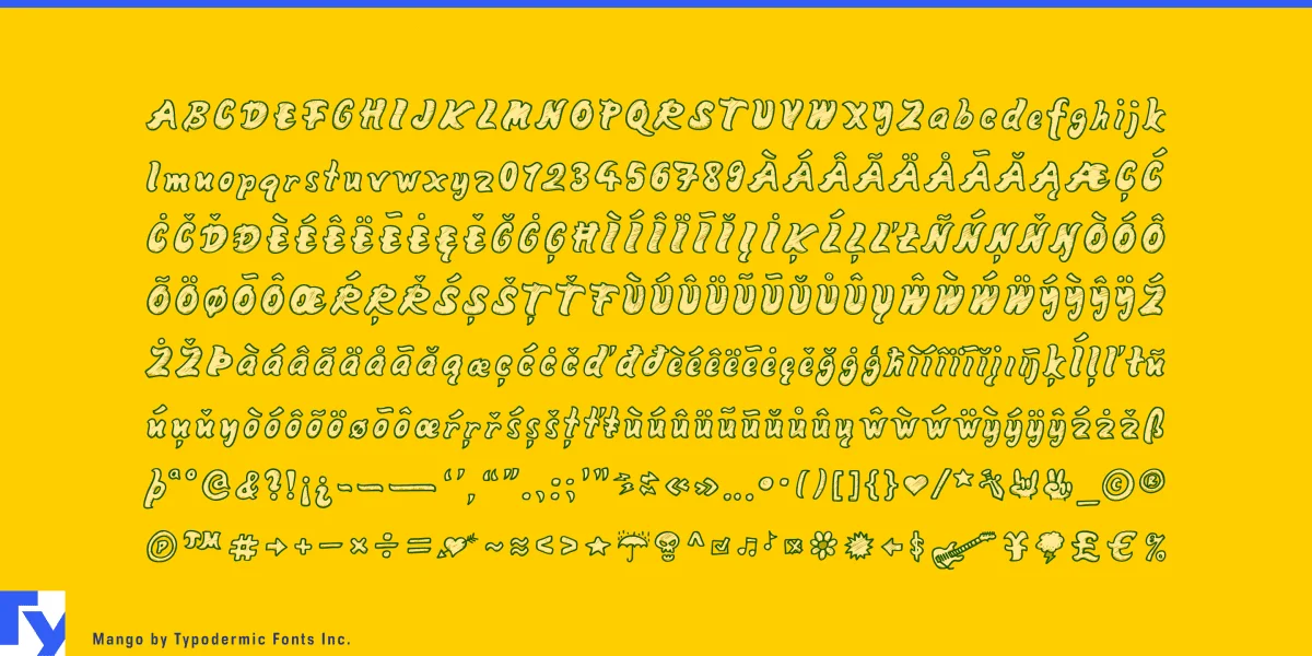 Mango Font Family preview 5